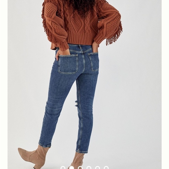 Pilcro Anthropologie Women's Ultra High Rise Slim Straight Jeans - Picture 3 of 10